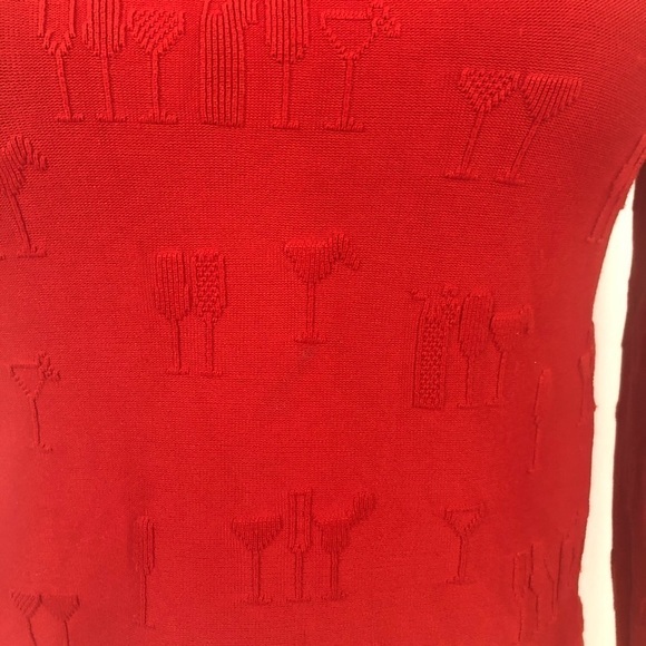 Body Con Second Skin Cocktail Print Shirt - Picture 4 of 9